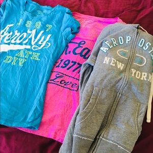 2 shirts & 1 sweater